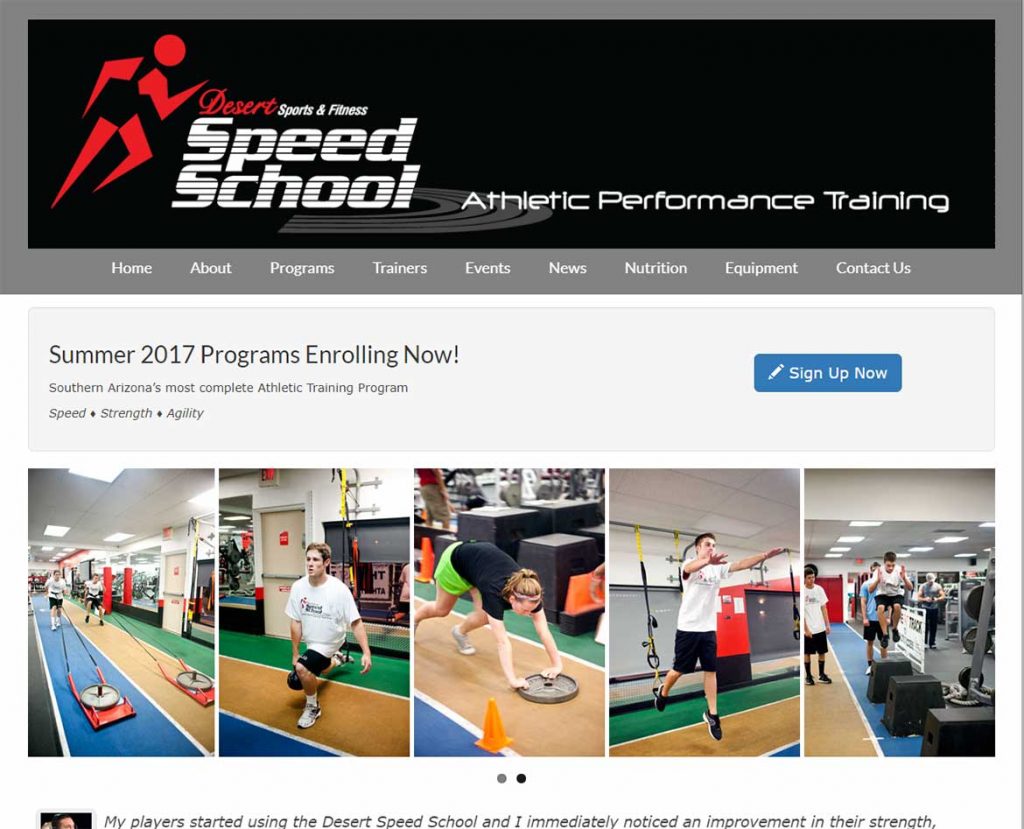 Desert Speed School